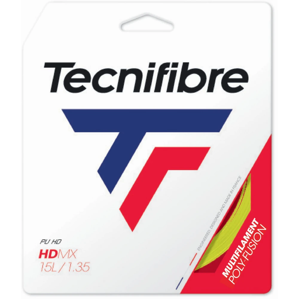 Tecnifibre HDMX Yellow 15L Tennis String (Set) 1 Tecnifibre HDMX Yellow 15L Tennis String (Set)
