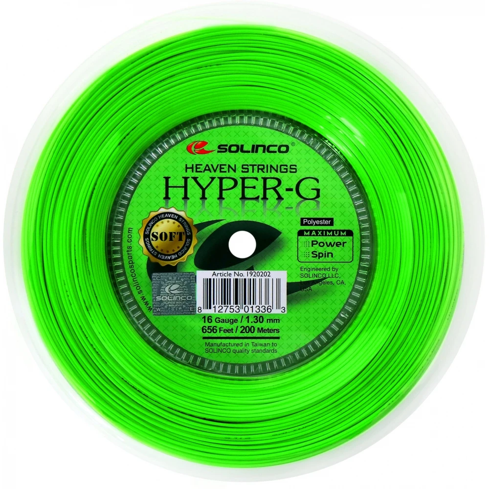 Solinco Hyper-G Soft 17g Tennis String (Reel) 1 Solinco Hyper-G Soft 17g Tennis String (Reel)
