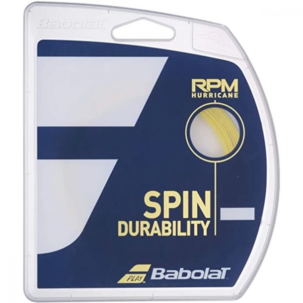 Babolat RPM Hurricane Yellow 17g Tennis String (Set) 1 Babolat RPM Hurricane Yellow 17g Tennis String (Set)