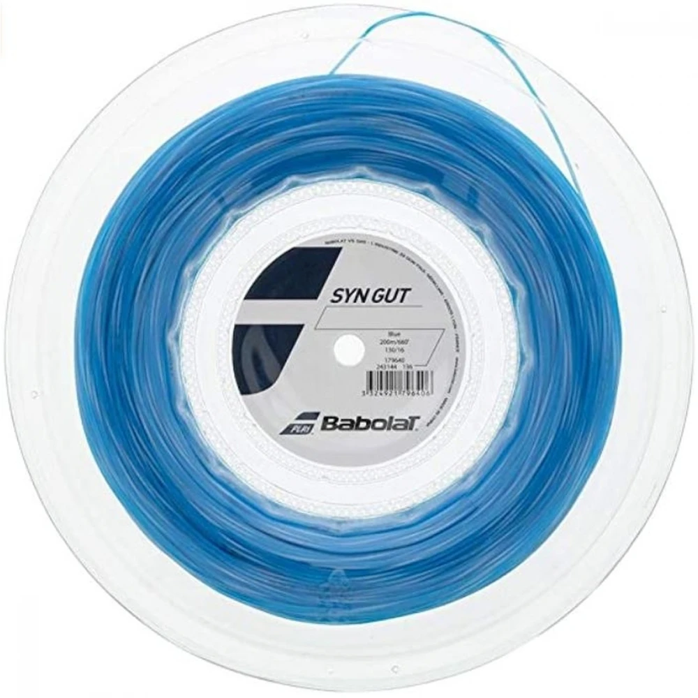 Babolat Synthetic Gut 16g Blue Tennis String (Reel) 1 Babolat Synthetic Gut 16g Blue Tennis String (Reel)
