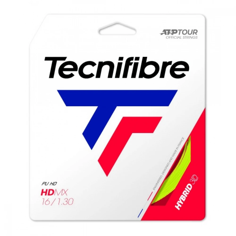 Tecnifibre HDMX Yellow 16g Tennis String (Set) 1 Tecnifibre HDMX Yellow 16g Tennis String (Set)