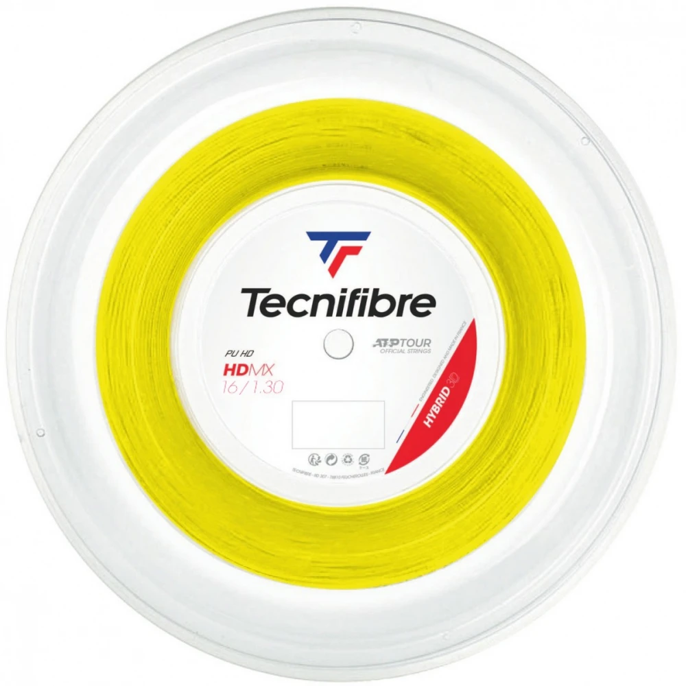 Tecnifibre HDMX Yellow 16g Tennis String (Reel) 1 Tecnifibre HDMX Yellow 16g Tennis String (Reel)