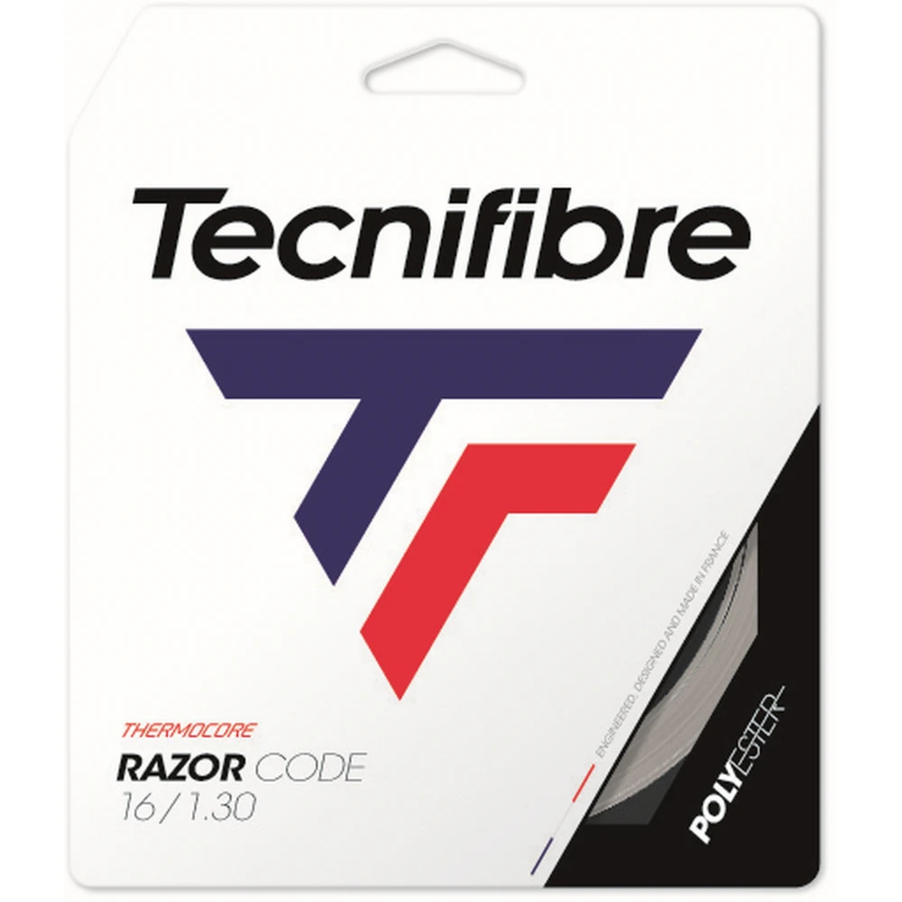Tecnifibre Razor Code Carbon 16g Tennis String (Set) 1 Tecnifibre Razor Code Carbon 16g Tennis String (Set)