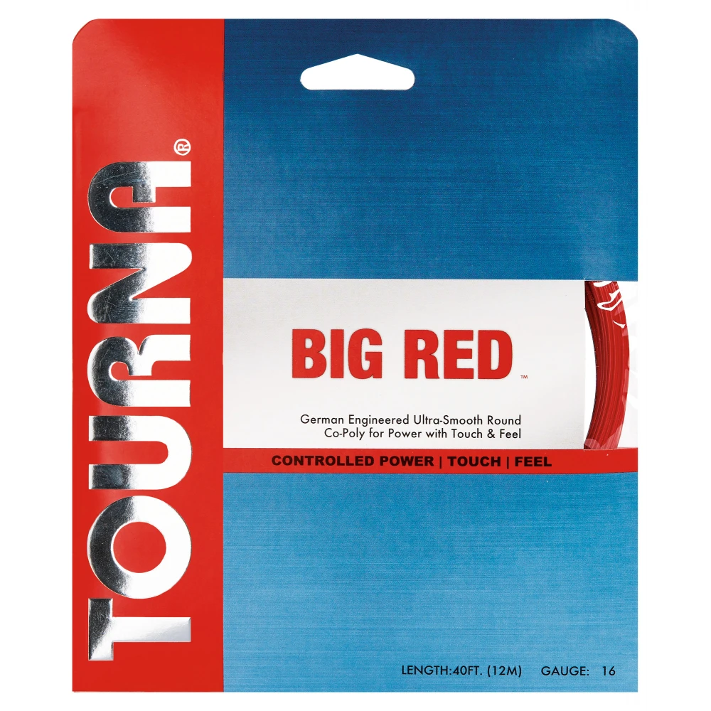 Tourna Big Red 16g Tennis String (Set) 1 Tourna Big Red 16g Tennis String (Set)