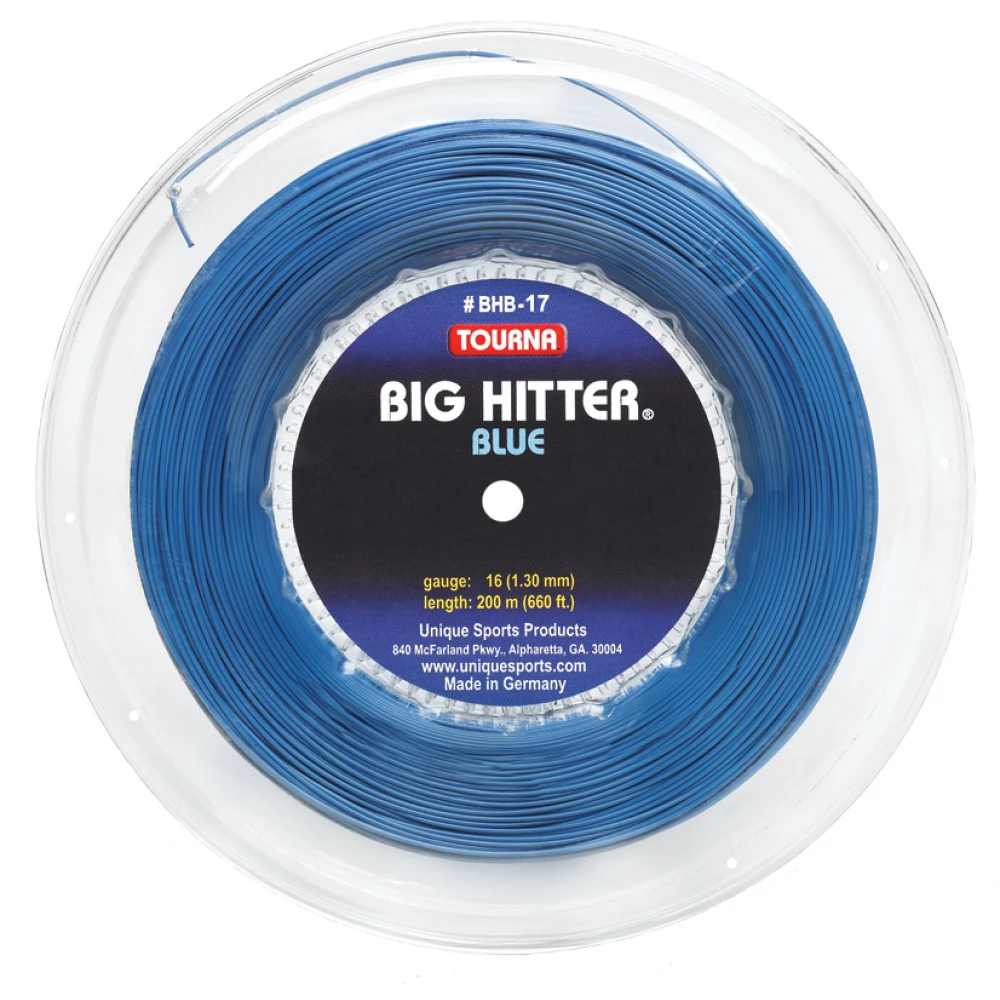 Tourna Big Hitter Blue 18g Tennis String (Reel) 1 Tourna Big Hitter Blue 18g Tennis String (Reel)