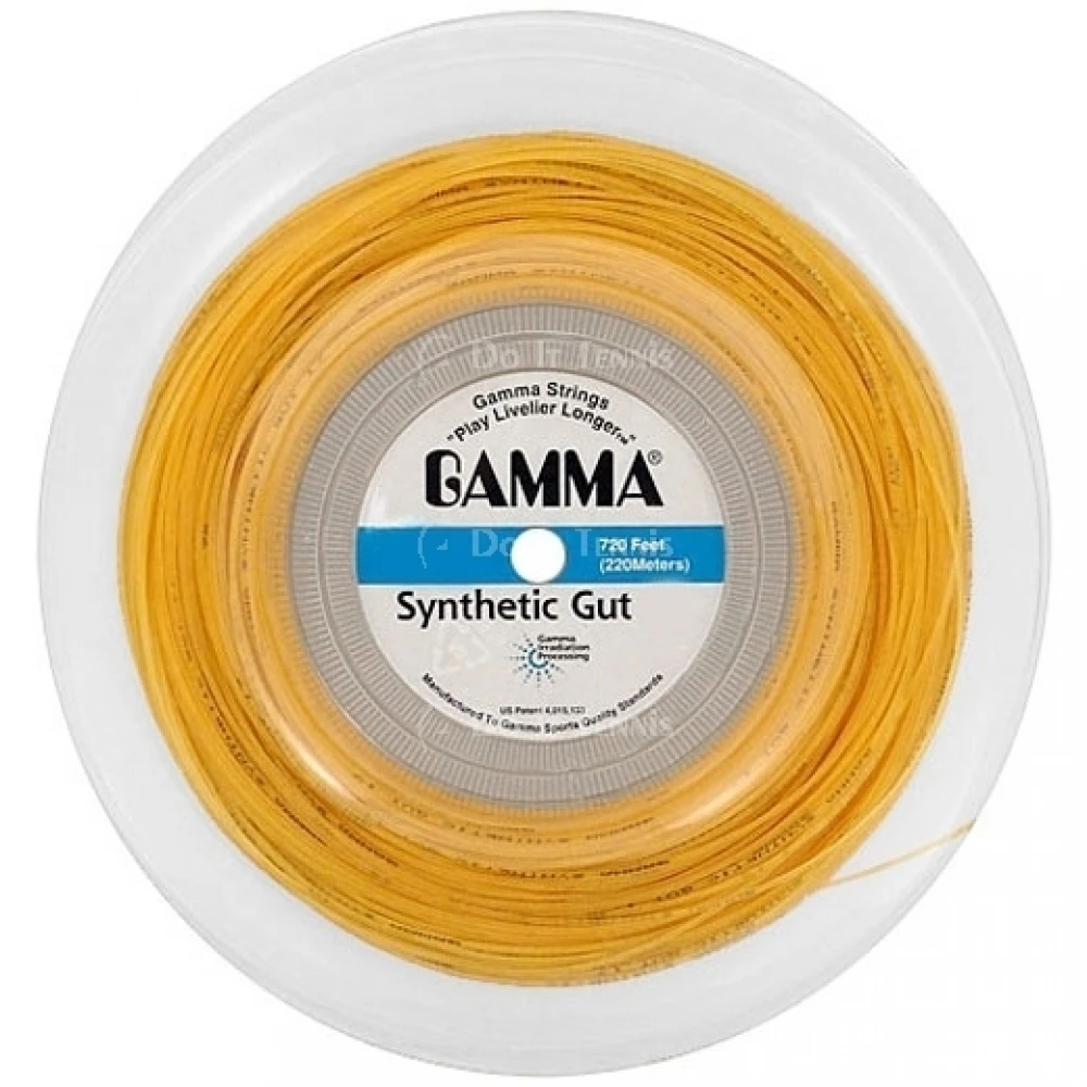 Gamma Synthetic Gut 16g Tennis String (Reel) 1 Gamma Synthetic Gut 16g Tennis String (Reel)
