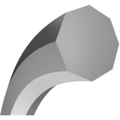 Gamma OCHO 16g Tennis String (Reel) 3 Gamma OCHO 16g Tennis String (Reel) -Tennis Masters gamma tennis cross section 600x600 1000 1000 2