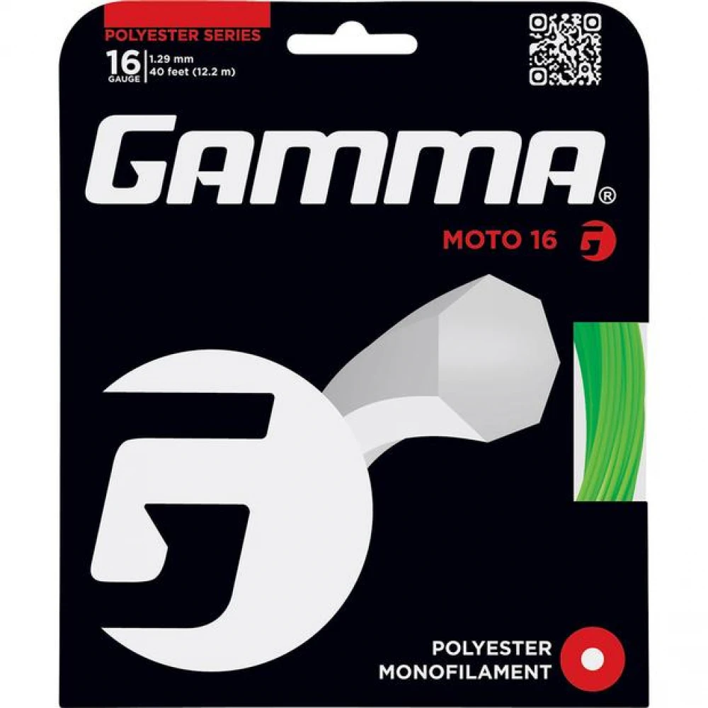 Gamma MOTO 17g Tennis String (Set) 1 Gamma MOTO 17g Tennis String (Set)