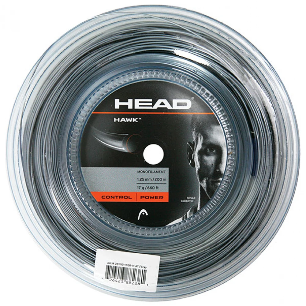 Head Hawk 16g Tennis String (Reel) 1 Head Hawk 16g Tennis String (Reel)