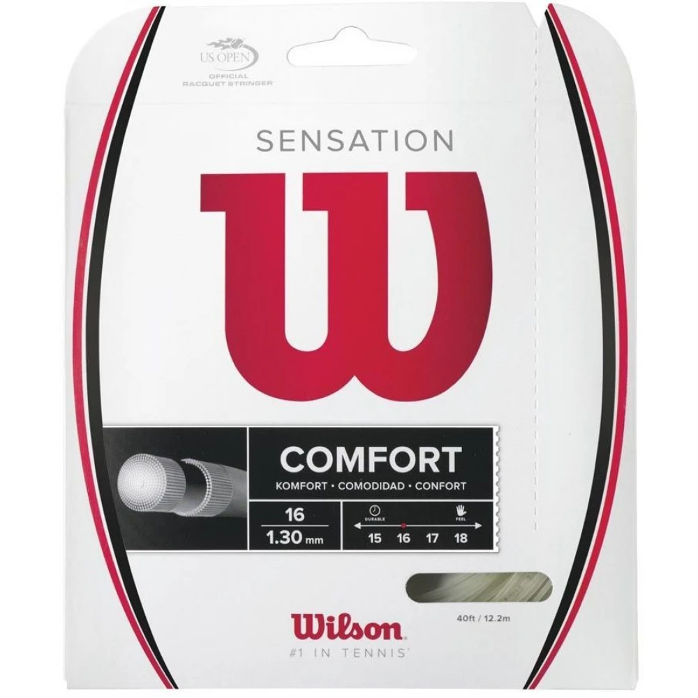 Wilson Sensation 16g Tennis String(Set) 1 Wilson Sensation 16g Tennis String(Set)